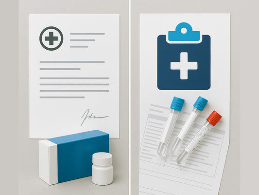 ¿Qué diferencia hay entre receta médica y orden médica?